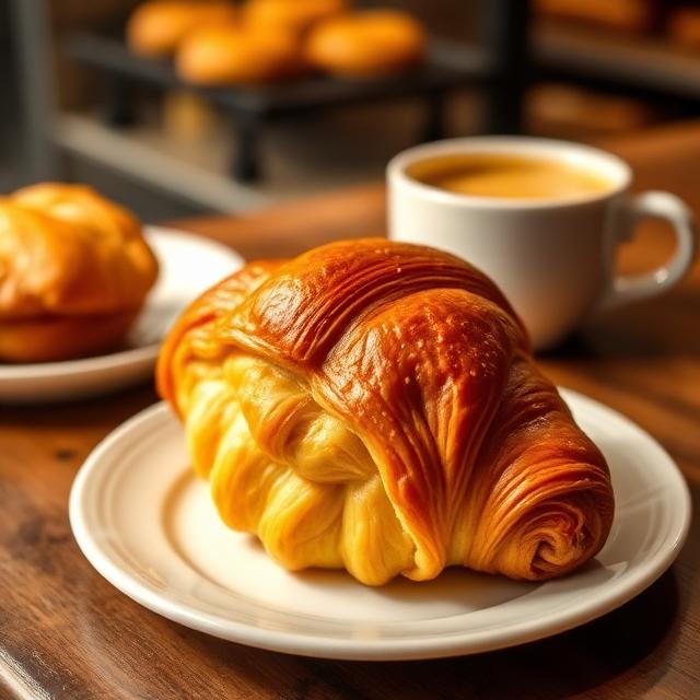 Fresh croissant